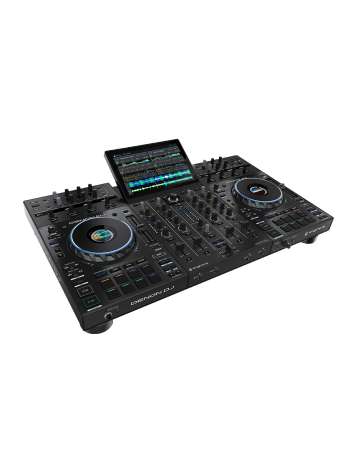 SYSTEME DJ AUTONOME TOUT EN UN PRIME4+ DENON 4 VOIES AVEC ECRAN WIFI, BT